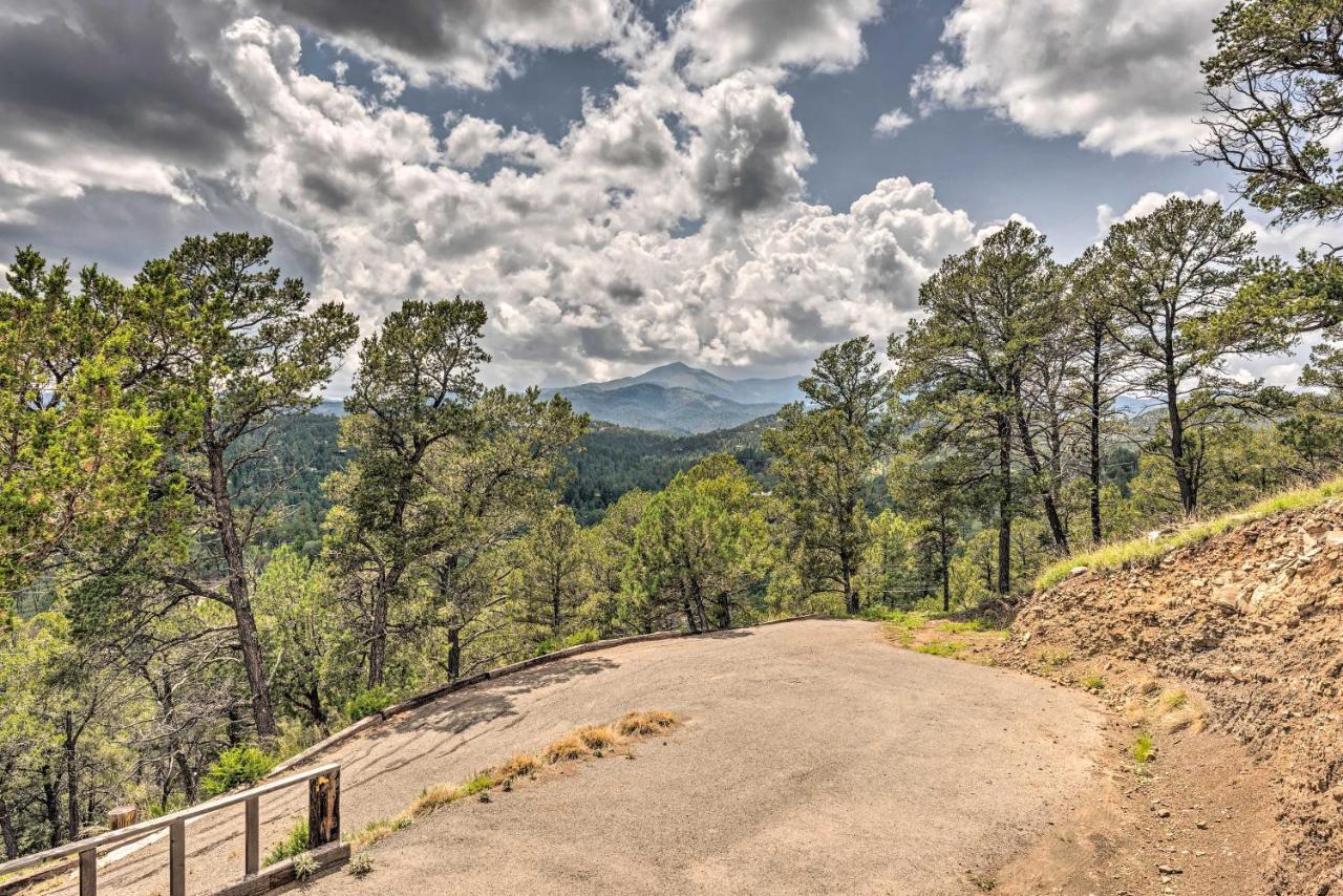 Mountains Majesty Cabin With Hot Tub And Mtn Views! Villa Ruidoso Eksteriør billede