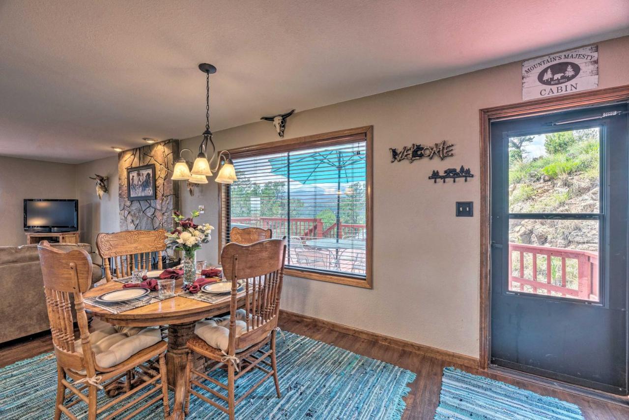 Mountains Majesty Cabin With Hot Tub And Mtn Views! Villa Ruidoso Eksteriør billede