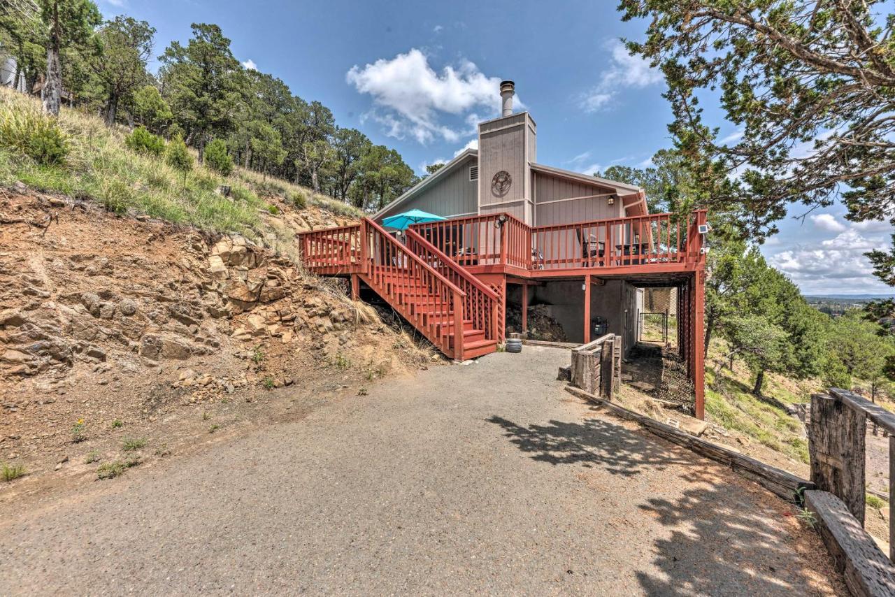 Mountains Majesty Cabin With Hot Tub And Mtn Views! Villa Ruidoso Eksteriør billede