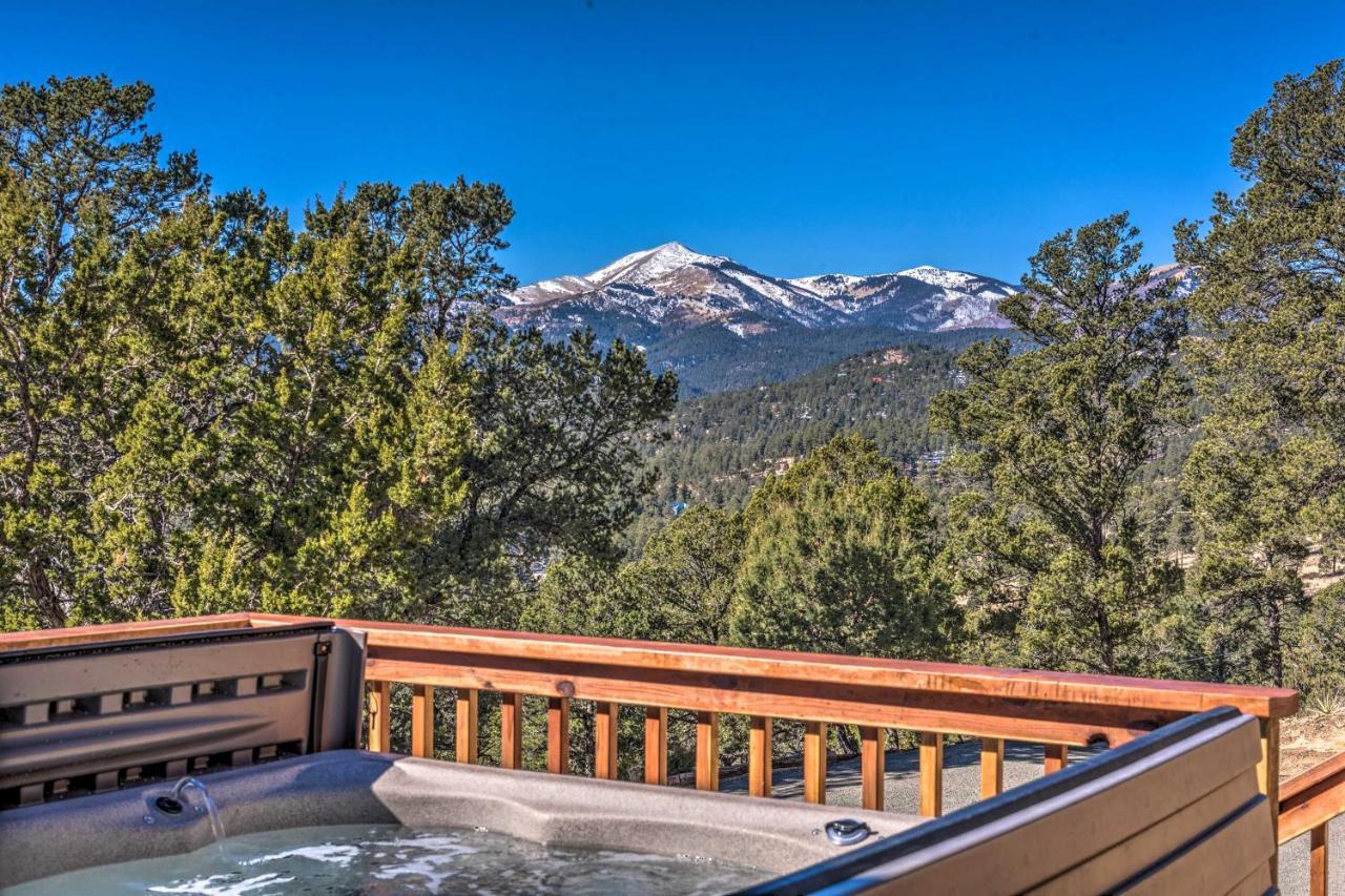 Mountains Majesty Cabin With Hot Tub And Mtn Views! Villa Ruidoso Eksteriør billede