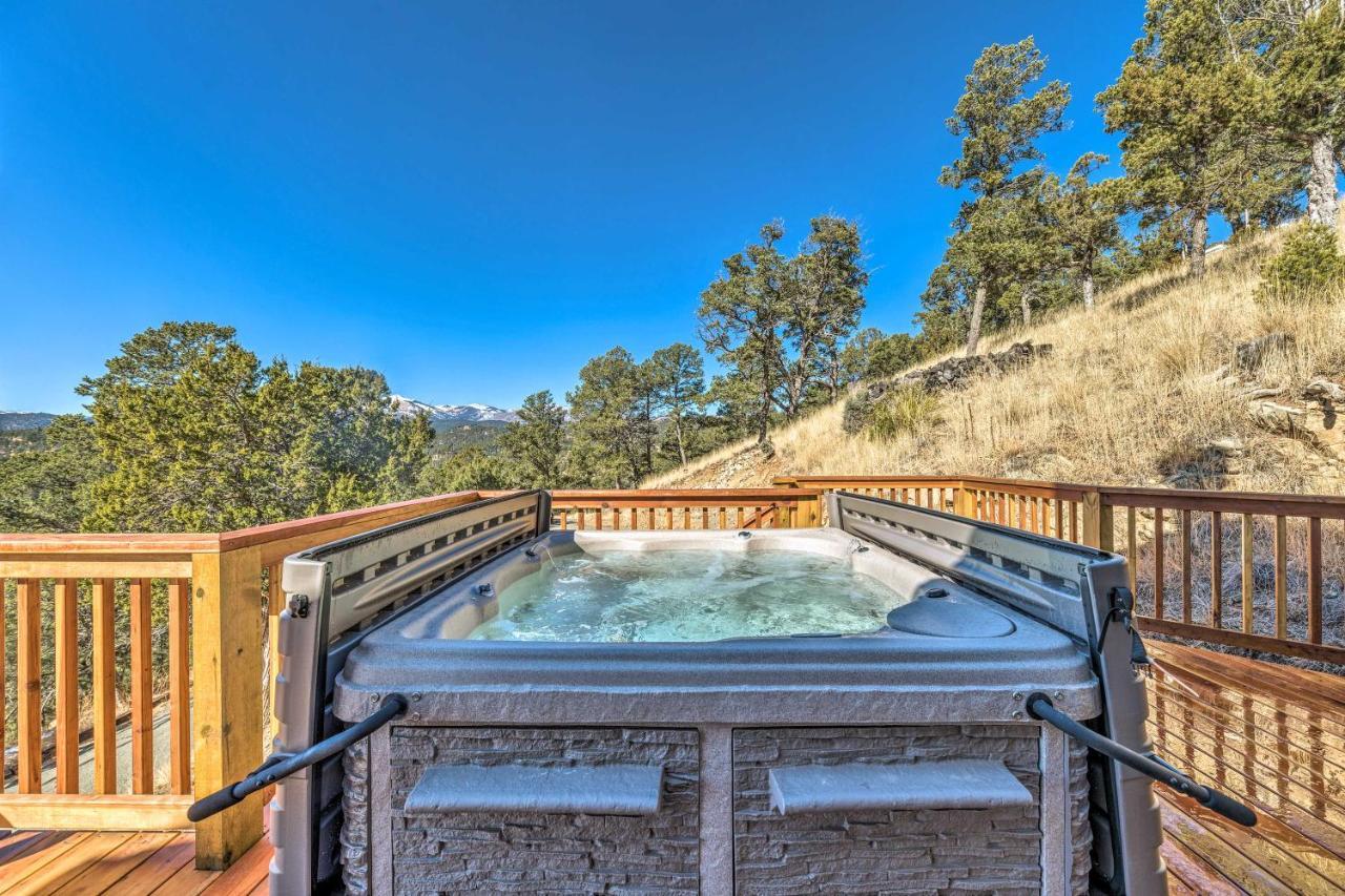 Mountains Majesty Cabin With Hot Tub And Mtn Views! Villa Ruidoso Eksteriør billede