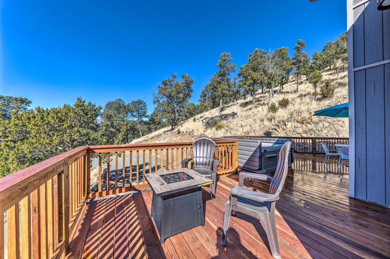 Mountains Majesty Cabin With Hot Tub And Mtn Views! Villa Ruidoso Eksteriør billede