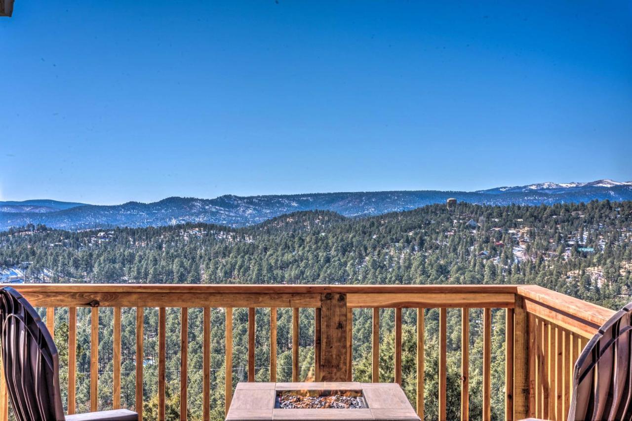 Mountains Majesty Cabin With Hot Tub And Mtn Views! Villa Ruidoso Eksteriør billede