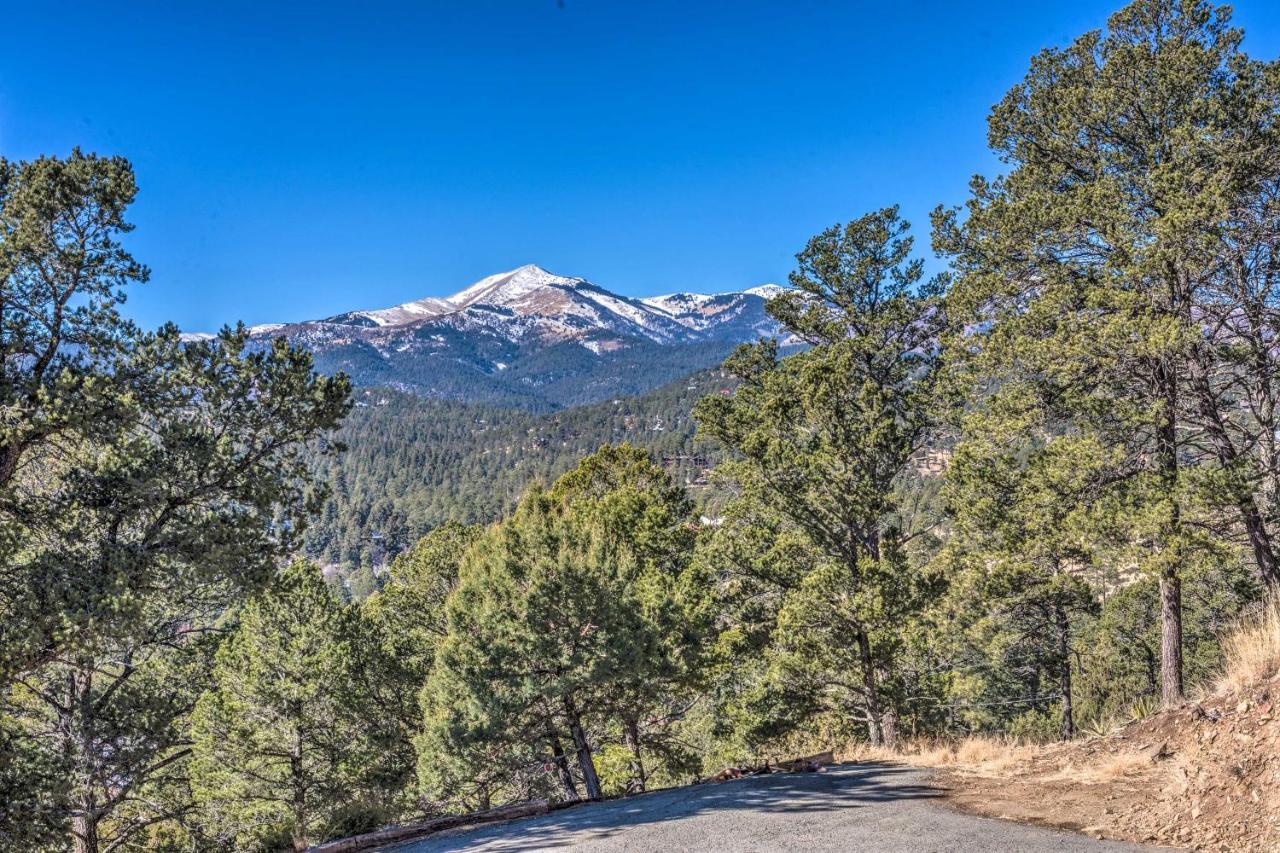 Mountains Majesty Cabin With Hot Tub And Mtn Views! Villa Ruidoso Eksteriør billede